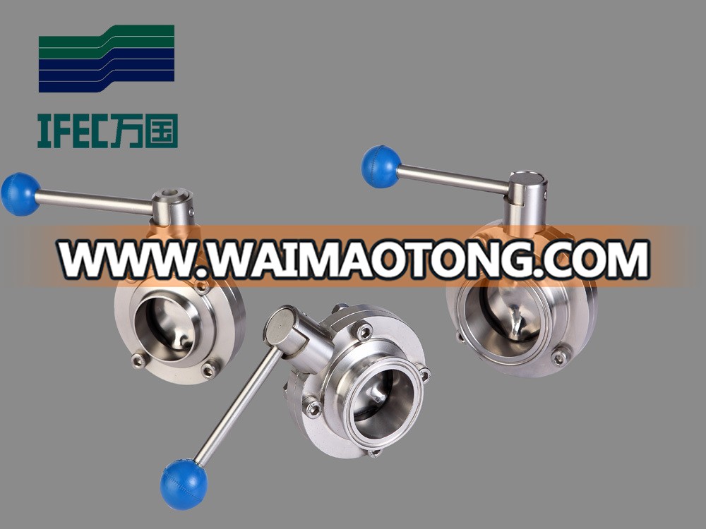 Sanitary Stainless Steel Butterfly Valve