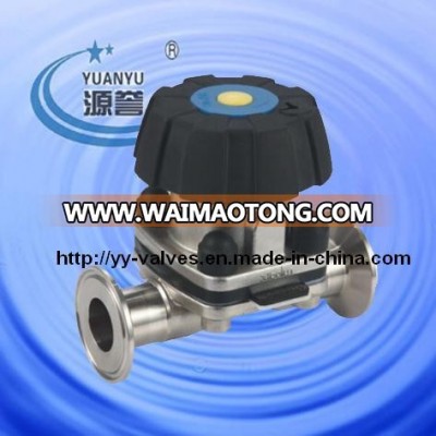 Aseptic Diaphragm Valve with Manual Indictor