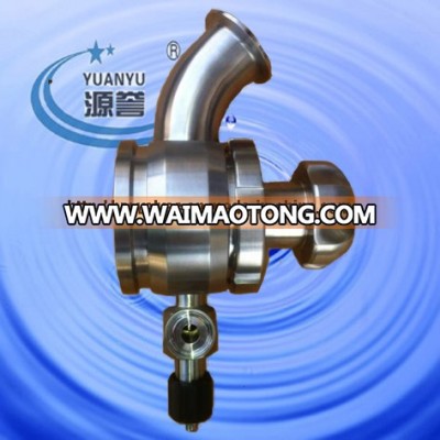 Aseptic Radial Diaphragm Tank Bottom Valve (PTFE)