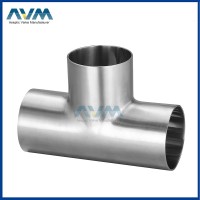 Stainless Steel SS316L Sanitary Csms Welded Equal Tee